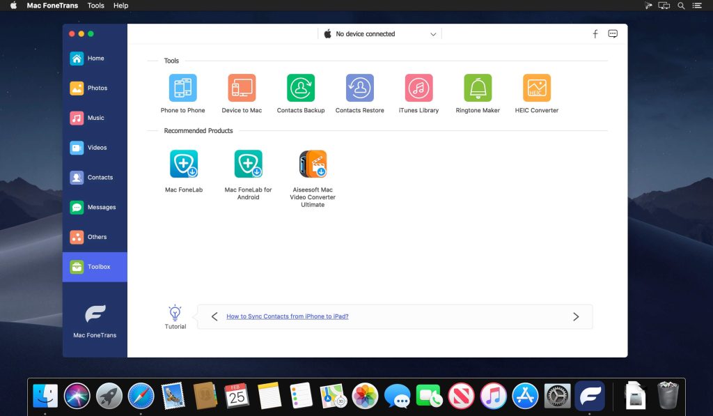 Mac FoneTrans 9 for Free Download