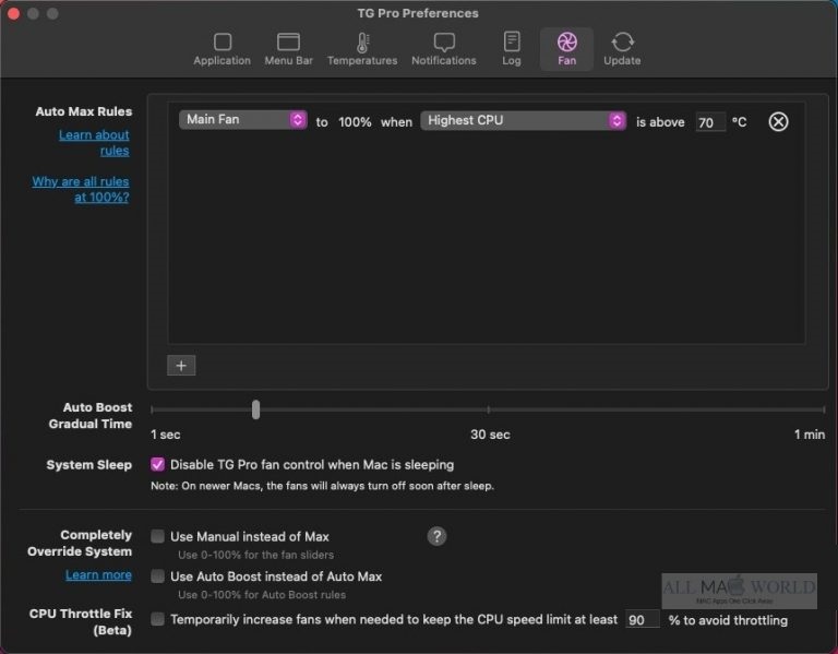 TG Pro Temperature Gauge Pro v2.81 For macOS Free Download