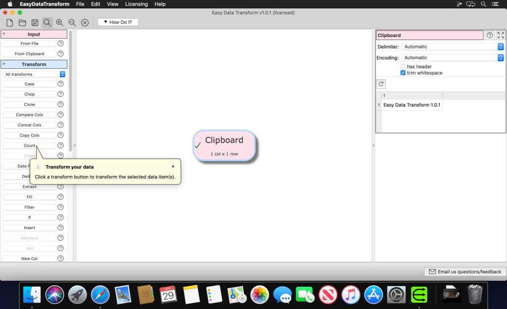 Easy Data Transform 20222 for Mac Free Download