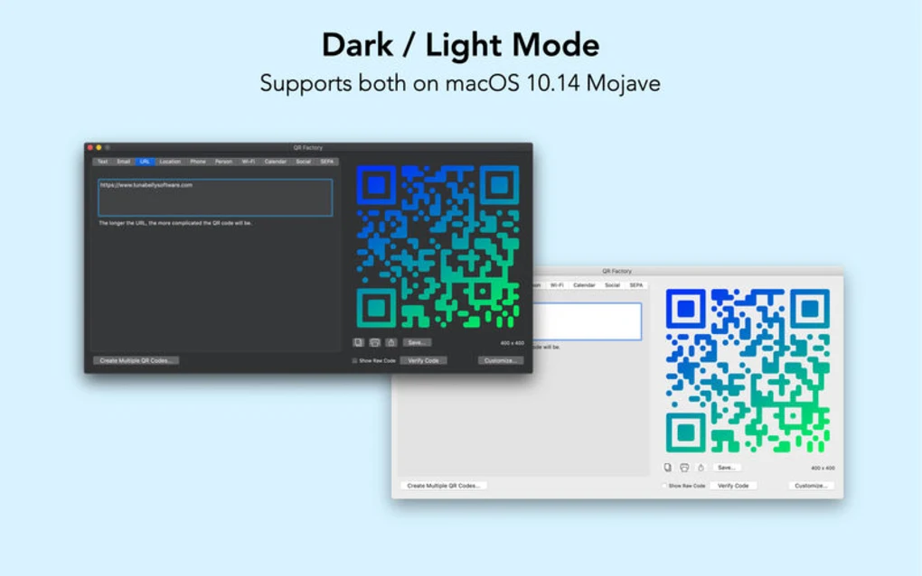 QR Creator PRO 4 for Mac